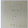 Image 1 : Signed Andy Warhol Pea Soup Can Sketch