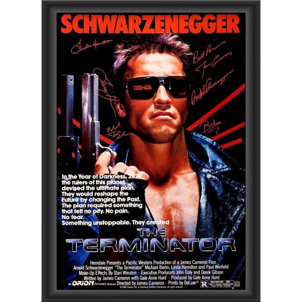 Signed The Terminator Movie Poster