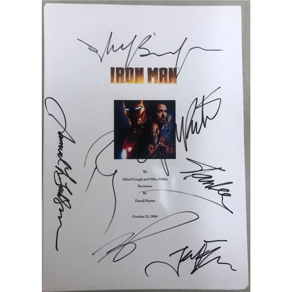 Signed Iron Man Script