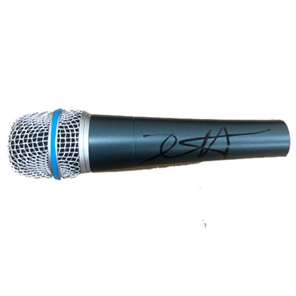 Signed Metallica Kirk Hammett Microphone