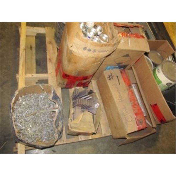 PAINT; SUB FLOOR ADHESIVE; FASTENERS;