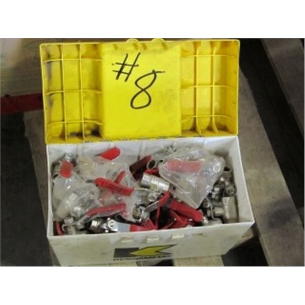 BOX OF 3/8" SHUT OFF VALVES