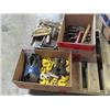Image 1 : TOW HOOKS; RIVETER; TROWELS; CLEVIS'; MISC COMBINATION WRENCHES; SCREWDRIVERS; CAULKING GUN