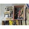 Image 2 : TOW HOOKS; RIVETER; TROWELS; CLEVIS'; MISC COMBINATION WRENCHES; SCREWDRIVERS; CAULKING GUN