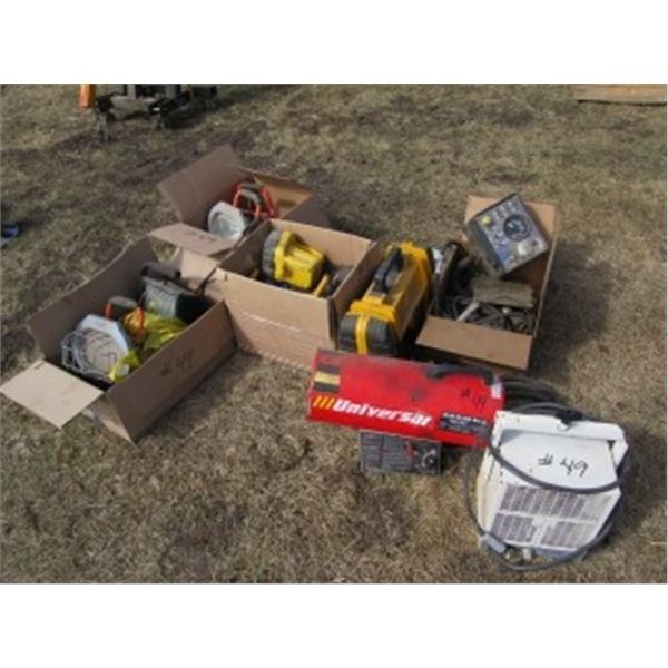 SPACE HEATERS; HALOGEN LAMPS; COMBINE MONITOR; BOOSTER PACK