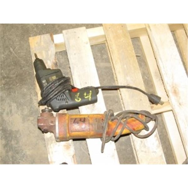 3/8 DRILL & ANGLE GRINDER