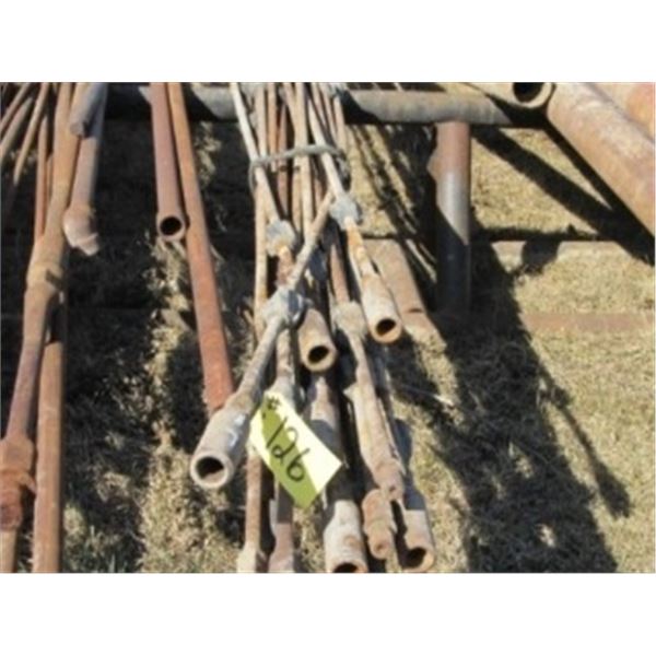 APPROX 17 - 3/4" SUCKER ROD WITH SCRAPERS