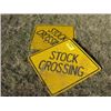 Image 1 : 2 METAL "STOCK CROSSING" SIGNS