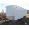 Image 2 : 2014 HAULMARK T/A ENCLOSED TRAILER; 2- 3500LB AXLES; FOLDING DOOR; APPROX 20FT; ST205/75R15 TIRES; V