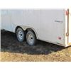 Image 3 : 2014 HAULMARK T/A ENCLOSED TRAILER; 2- 3500LB AXLES; FOLDING DOOR; APPROX 20FT; ST205/75R15 TIRES; V