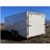 Image 4 : 2014 HAULMARK T/A ENCLOSED TRAILER; 2- 3500LB AXLES; FOLDING DOOR; APPROX 20FT; ST205/75R15 TIRES; V