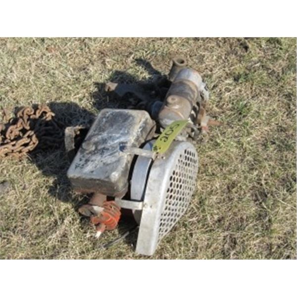 2 GAS MOTORS; VISE END