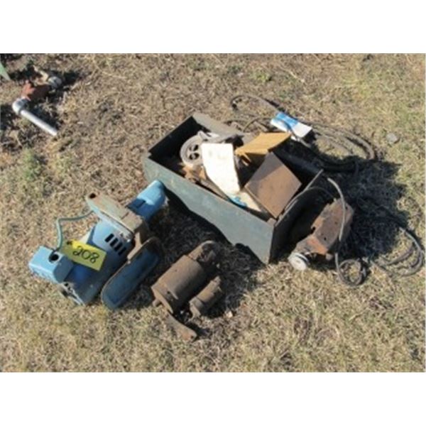 PUMP; STARTER; APPROX 4 ELECT MOTORS; BELTS