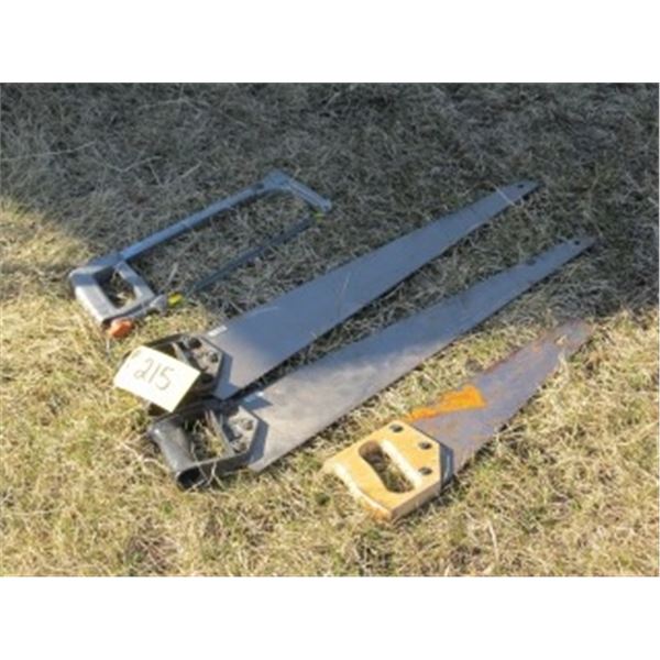 4 HAND SAWS