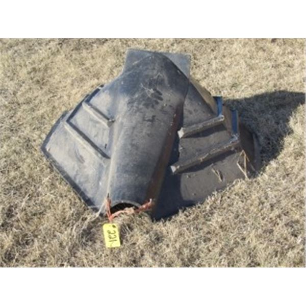 BLACK PLASTIC GRAIN HOPPER