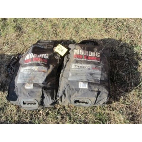 TIRE CHAINS; SIZES 10.00 X 22.5 -24.5