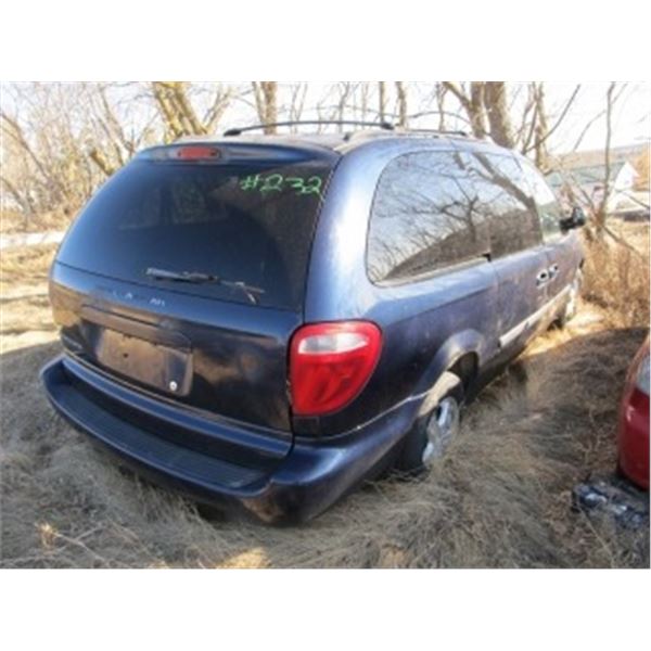 2006 DODGE CARAVAN; AUTO; 6 CYL; PARTS VAN; VIN# 1D4GP24R06B683347