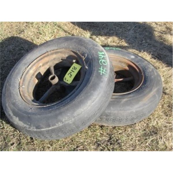 2 EQUIPMENT TIRES; 7.50-14; 4 PLY
