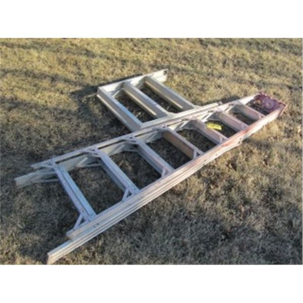 2 ALUMINUM LADDERS