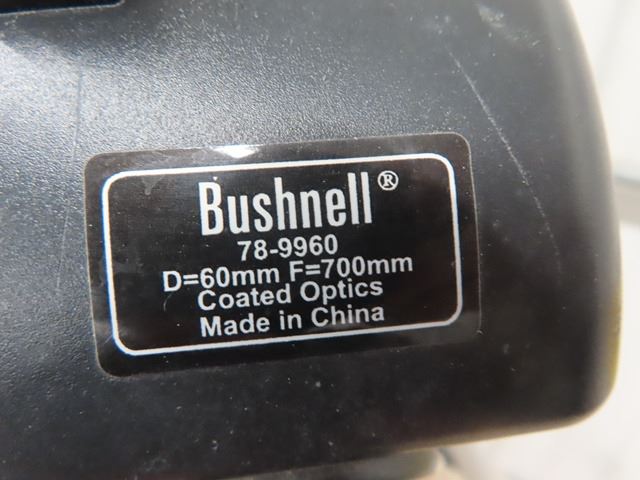 Bushnell 78-9960 Telescope - McSherry Auction Service Ltd.