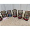 Image 2 : 9 Full Esso Quart Oil Cans