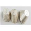 Image 4 : Lot of Three Chinese Silver Colored Ingots
