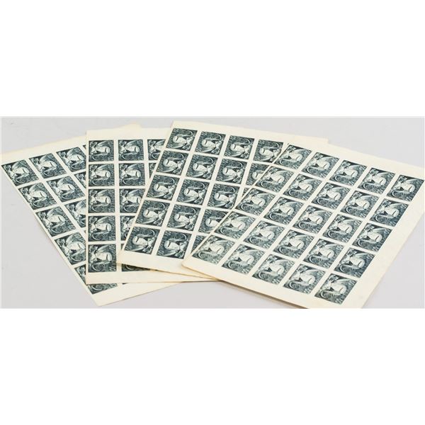 Russian Stamps Four Sheets