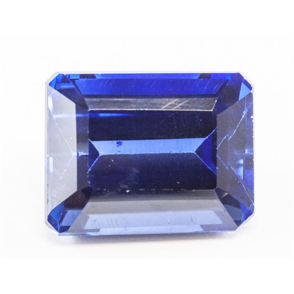 15.45ct Emerald Cut Blue Natural Sapphire GGL