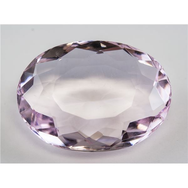 49.45ct Oval Cut Pink Natural Amethyst GGL