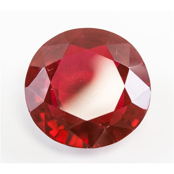 48.35ct Round Cut Red Natural Ruby GGL