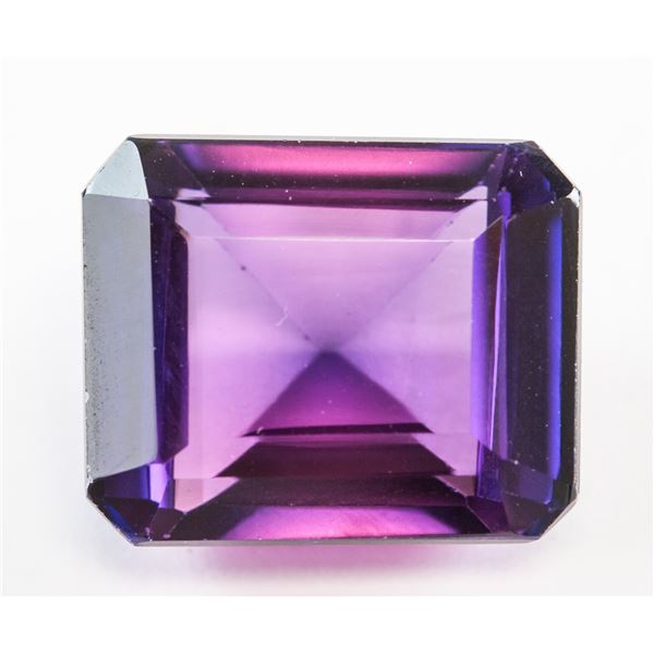 12.75ct Emerald Cut Blue Natural Alexandrite GGL