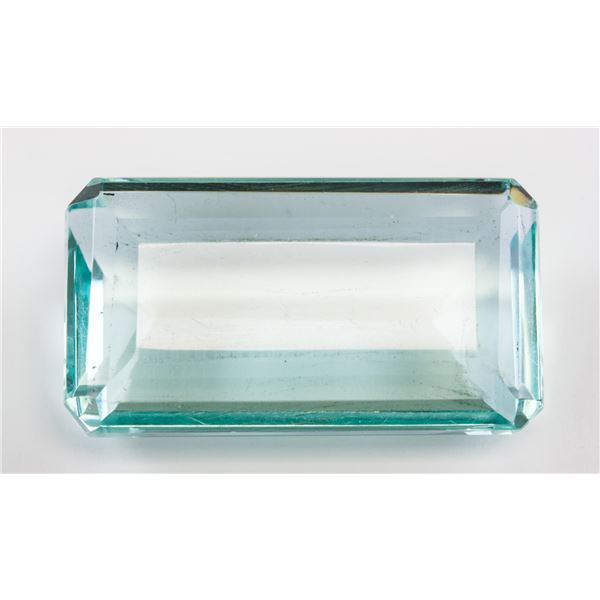 78.35ct Emerald Cut Blue Natural "Aquamrine" GGL