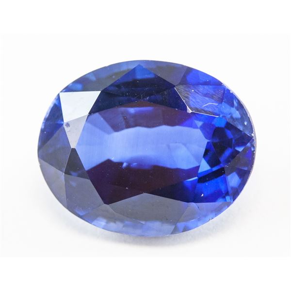 12.05ct Oval Cut Blue Natural Sapphire GGL
