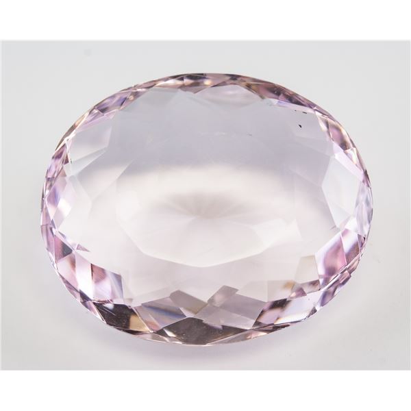 89.30ct Oval Cut Pink Natural Amethyst GGL