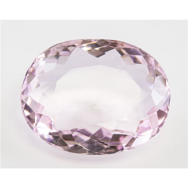 100.00ct Oval Cut Pink Natural Amethyst GGL