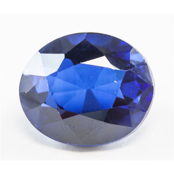 13.90ct Oval Cut Blue Natural Sapphire GGL