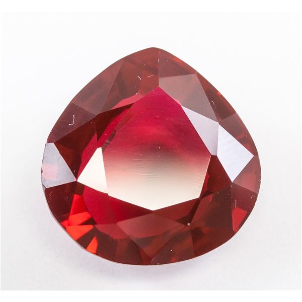 37.95ct Pear Cut Red Natural Ruby GGL