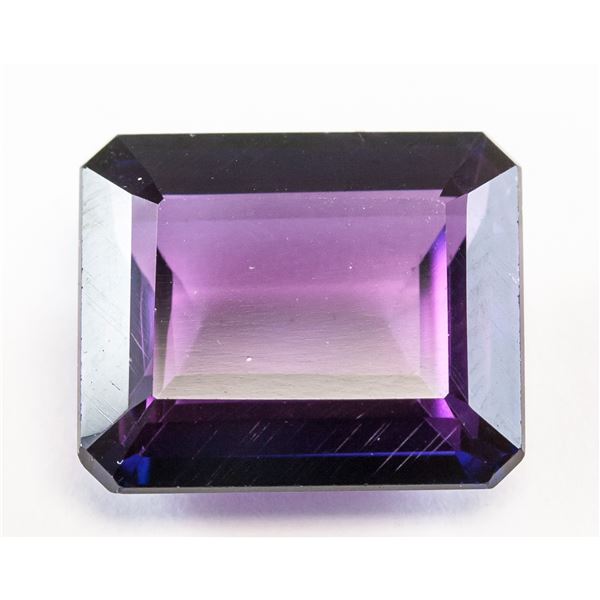 11.95ct Emerald Cut Purple Natural Sapphire GGL