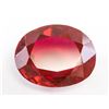 Image 1 : 30.20ct Oval Cut Red Natural Ruby GGL