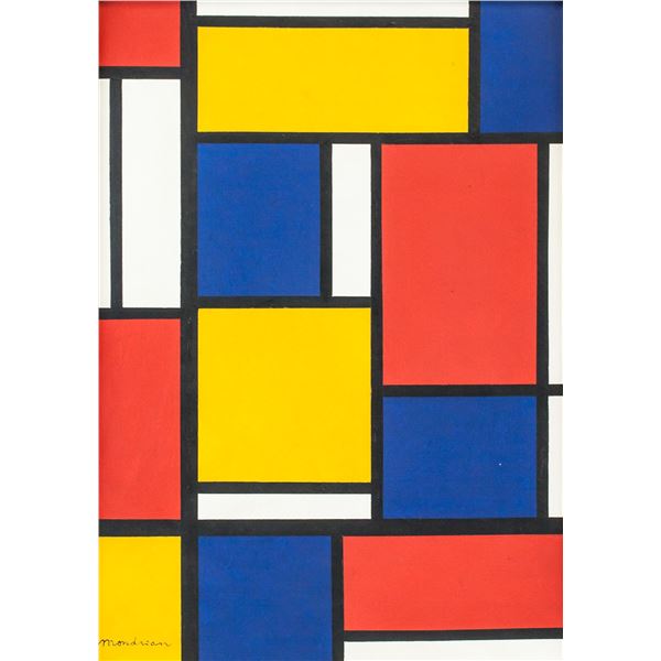 Piet Mondrian Dutch Acrylic on Canvas