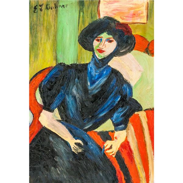 Ernst Ludwig Kirchner German Expressionist Oil