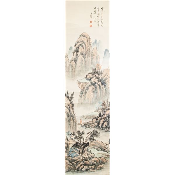 Wang Hui 1632-1717 Chinese Watercolor