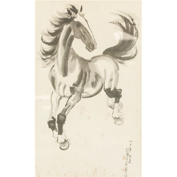 Xu Beihong 1895-1953 Chinese Print on Paper
