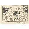 Image 1 : Keith Haring American Mixed Media on Paper