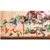 Image 4 : Acrylic on Canvas Asian Paintings 4pc Signed
