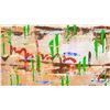 Image 9 : Acrylic on Canvas Asian Paintings 4pc Signed