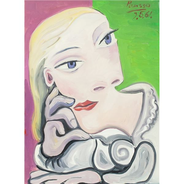 Pablo Picasso Spanish Oil on Canvas 1961