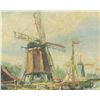 Image 3 : Dutch Oil on Canvas Landscape Signed Vincent