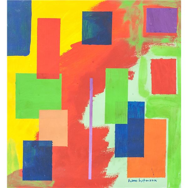 Hans Hofmann American Abstract Oil on Canvas