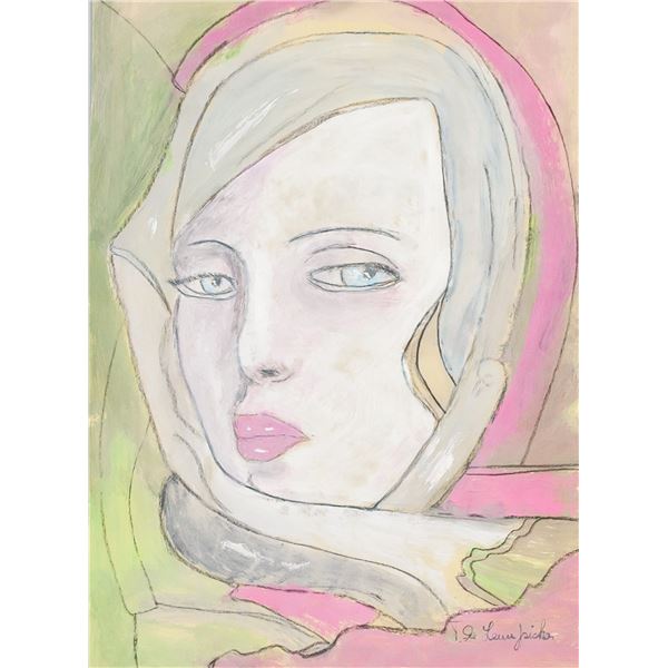 Tamara de Lempicka Polish Watercolor on Paper